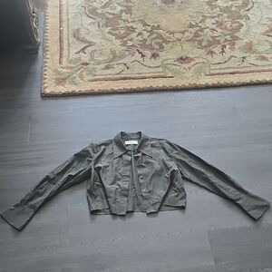 Equipment Dark Green Utility Jacket